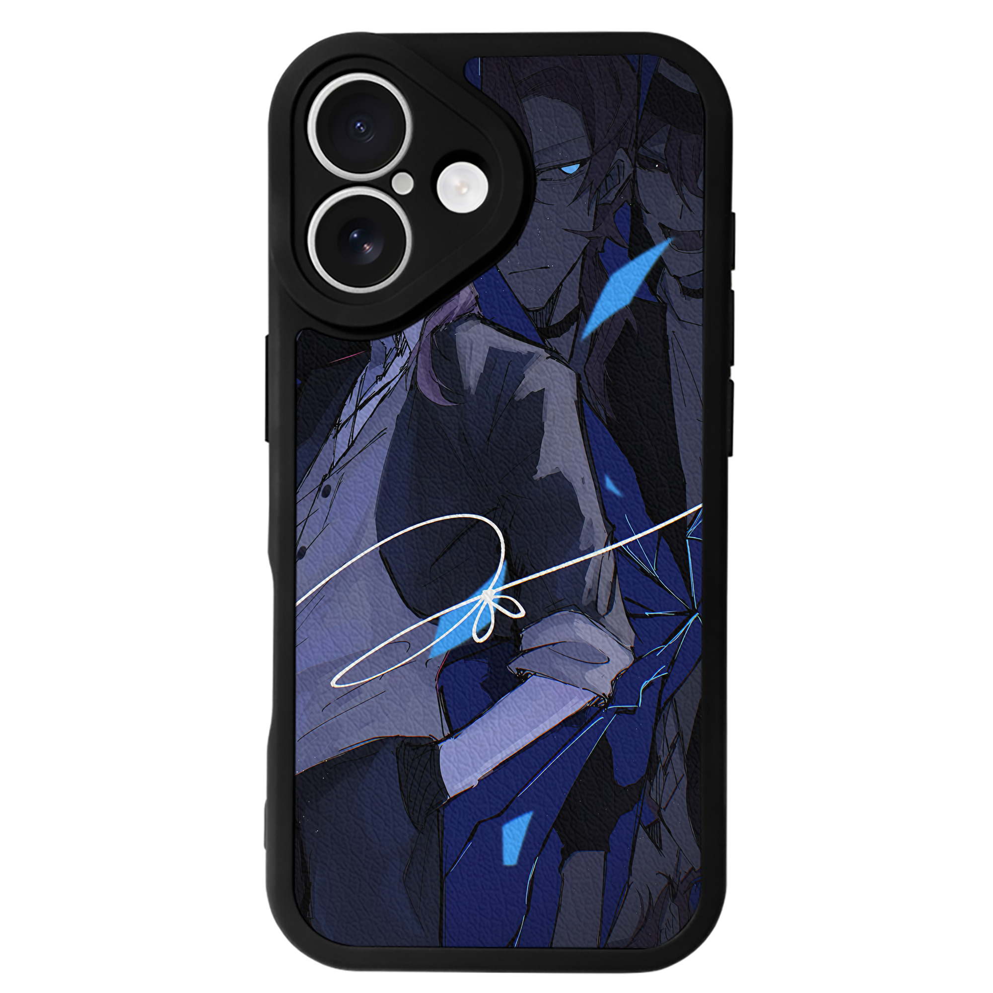 （画像用） 文豪ストレイドッグス Bungo Stray Dogs 【iPhone 16シリーズ対応】シリコンスマホケース（レザー調） 材質：シリコン